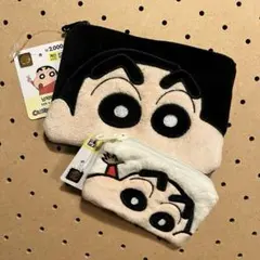 【韓国限定】クレヨンしんちゃん/ポーチセット/小物入れ/