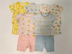ユニクロ 半袖パジャマ 5点セット 子供 赤ちゃん 80サイズ UNIQLO