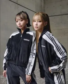 adidas アディブレイク トラックジャケット ベロア 重盛さと美　上のみ