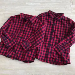 美品！next ギンガムチェックシャツ2枚セット⭐︎ zara GAP クリスマス