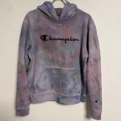 Champion チャンピオン タイダイ染め フード付き裏起毛パーカー XL