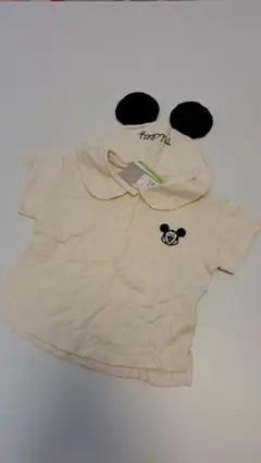新品☆バースデイ☆フタフタ☆ディズニー☆ミッキー☆耳付き☆Tシャツ☆