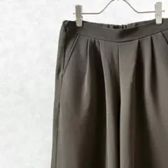 Bou Jeloud ワイドパンツ ポケット付き ウエストゴム シンプル