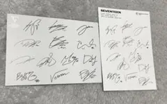 セブチ ファンクラブ 特典 ポストカードセット