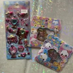 る*♡様 新品シール３個セットおはじきフレークシール