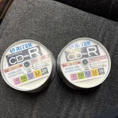 RITEK CD-R 700MB ホワイトレーベルセット