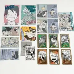 新品 僕のヒーローアカデミア 原画展 ヒロアカ カード 緑谷出久 爆豪勝己