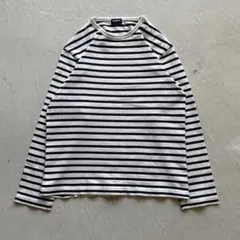 90s old uniqlo border l/s ボーダー ロンt 白 紺