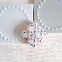 【匿名配送】ミナペルホネン∞ポニーフック∞スクエア(ダイヤ)　f314