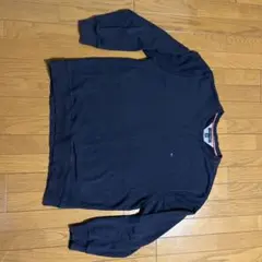 Tommy Hilfiger ネイビー Vネック トレーナー