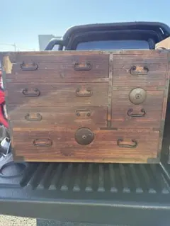 フタワモビリ からくり箪笥 二葉興産 民芸家具 小箪笥 隠し引き出し