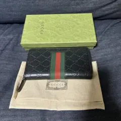✨新品未使用✨ GUCCI 長財布 タイガー シェリーライン ラウンド 
