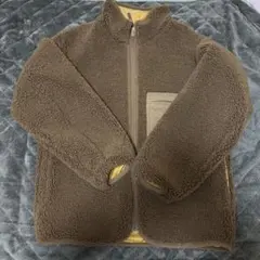 ブラウンフリースジャケット