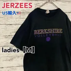 ●T161【US輸入】ジャージーズ 半袖 Tシャツ ブラック ladies【M】のサムネイル