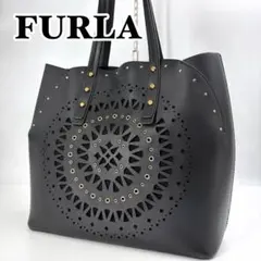 【美品】FURLA トートバッグ レザー Aurora 限定デザイン 974