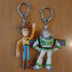 トイストーリー ウッディ&バズ・ライトイヤー キーホルダー 2個セット