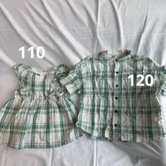 兄妹お揃い　ブランシェス【110 120】