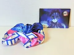 鬼滅の刃 猗窩座 シュシュ ＆ スクエア缶バッジ おまとめ