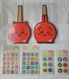 ちいかわ 縁日 缶バッジ &100均シール