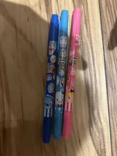 ツムツム ディズニーキャラクター カラーペン 3本セット