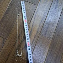 パールとビーズのネックレス