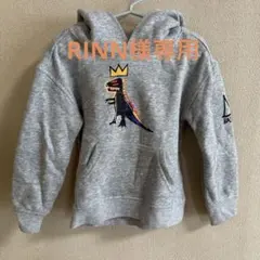 GAP×BASQUIAT 恐竜プリント フード付きトレーナー