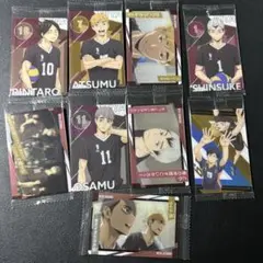 稲荷崎　宮侑　宮治　ハイキューウエハースカード