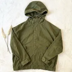 ♡2PINK ツーピンク　フード付きブルゾン♡ M カーキ　ジップアップ