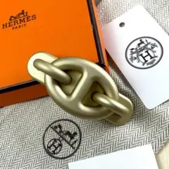 未使用級 極美品 HERMES エルメス バレッタ トリ マイヨンPM ネイビー