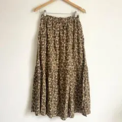 花柄ティアードスカートSamansa Mos2 ★新品★