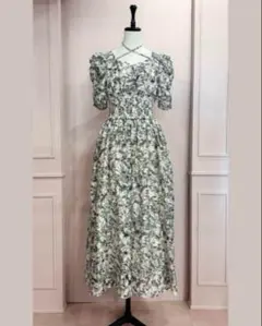 FlowerクロスフレアOP An MILLE FlowerクロスフレアOP ブラック - メルカリ