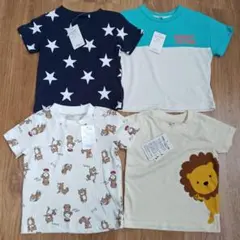 ④新品　８０センチ　男の子　半袖　Tシャツ　４枚セット　かっこいい