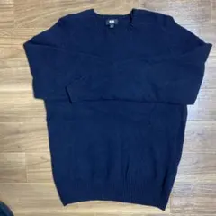 UNIQLO ネイビー クルーネックセーター M