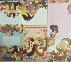 平成レトロ　当時品　チップとデール　アリストキャストマリーレターセット