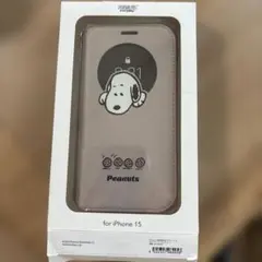 Peanuts スヌーピー 手帳型ケース for iPhone 15