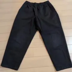 【GU】黒のウエストゴム長ズボン