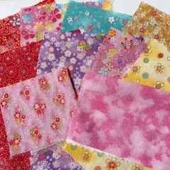 ちりめん　ハギレセット　32