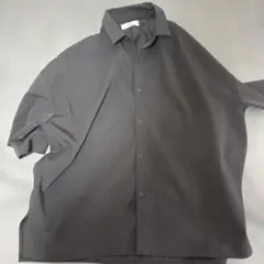 オーバーサイズ 半袖シャツ 黒