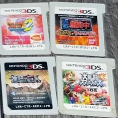 3DSソフト 進撃の巨人2、ヒーローズ2、スマブラ、戦闘中