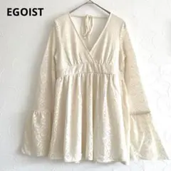 エゴイスト EGOIST ブラウス カットソー レース チュニック 長袖