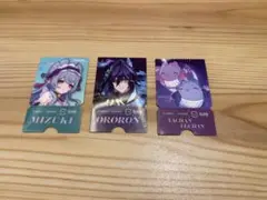 原神　スシローコラボ　ピック3枚セット　瑞希　オロルン　やっちゃん&てっちゃん