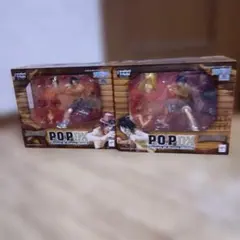 P.O.P DX ルフィ エース フィギュアセット