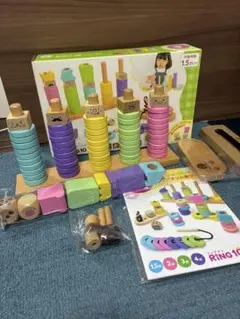 リングテン　はじめてのつみき　RING10 ウッディプッティ　知育玩具のサムネイル