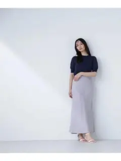 ツイードナロースカート NATURAL BEAUTY BASIC