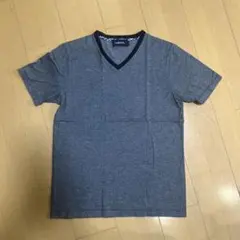 NEWYORKER Vネック Tシャツ ネイビーのサムネイル