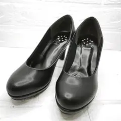 プレタポルテ PRET-A PORTER パンプス 黒 23.5cmのサムネイル