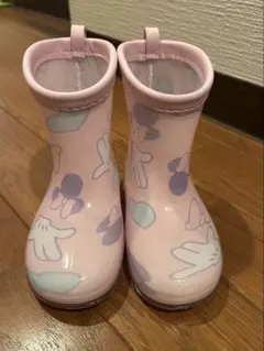ベビー、キッズ　ミニー長靴　サイズ14センチ　ディズニー