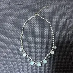 ⑹ビジューネックレス マルチカラー ストーン