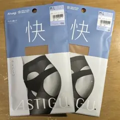 Atsugi ASTIGU(アスティーグ) 快 ストッキング M-L 2パック