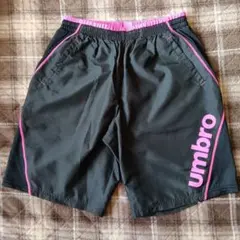 umbro ハーフパンツ 黒/ピンク サイズ0